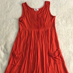 Calvin Klein cotton dress with pockets!